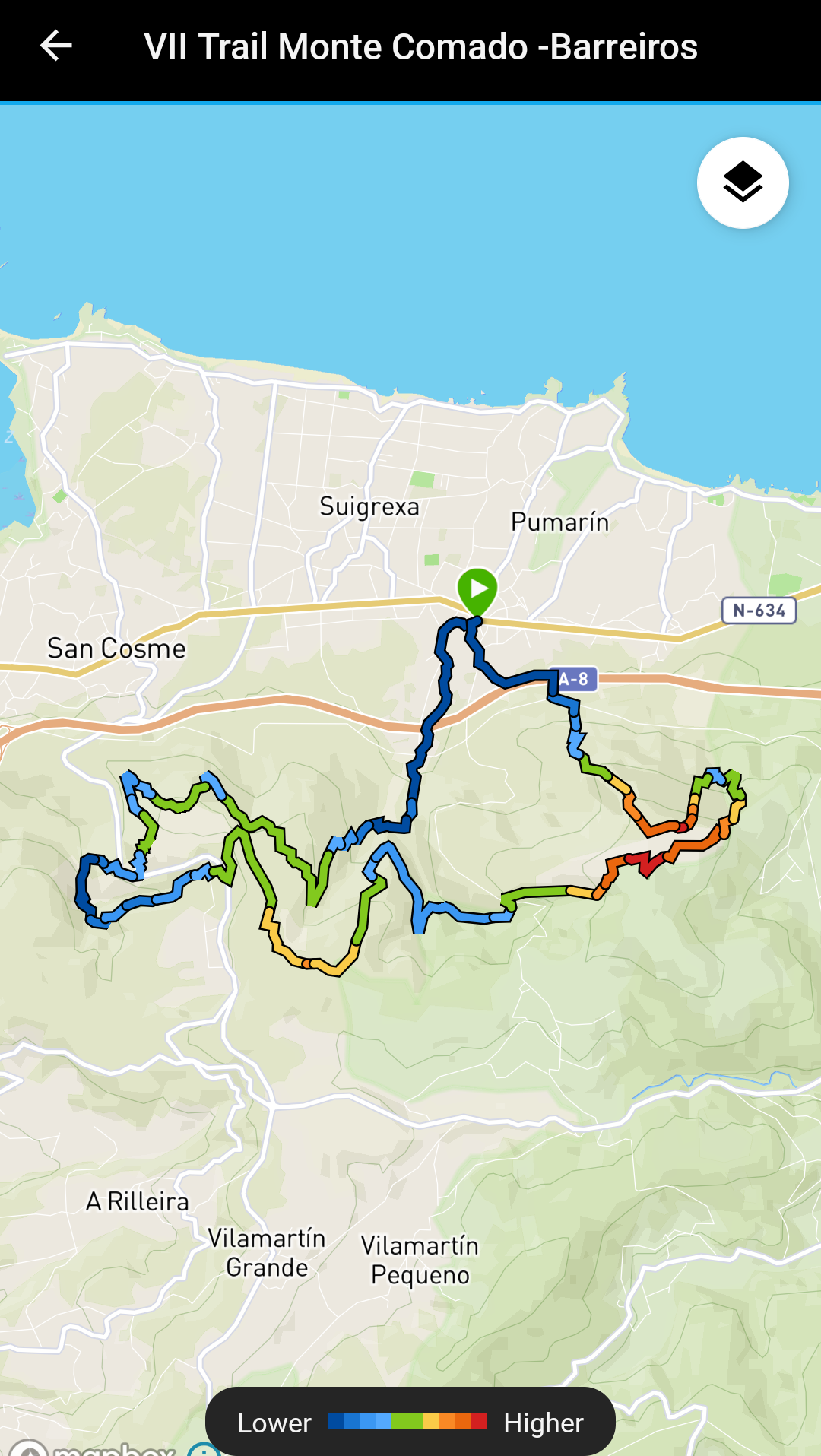foto do mapa coa ruta