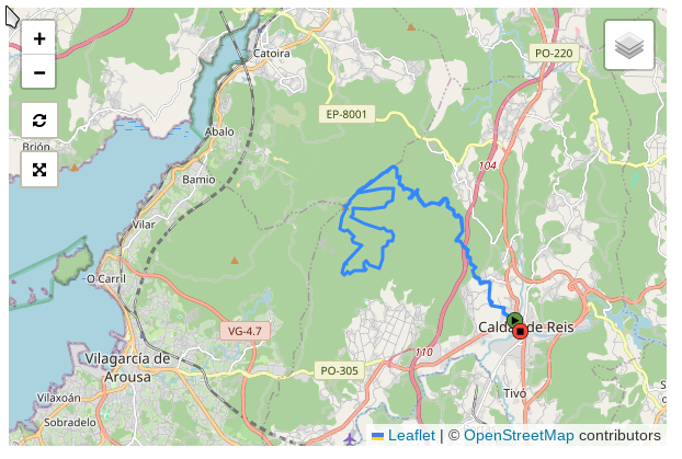 mapa da ruta