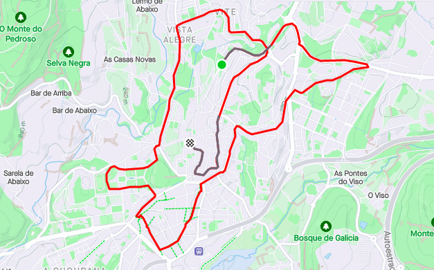 mapa da ruta